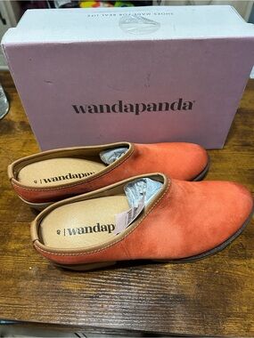 Wandapanda Women’s Orange Slip-On Clogs